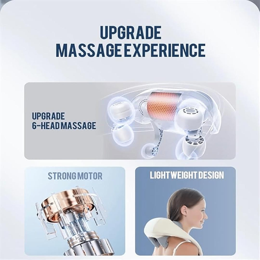 Neck Comfort Pro Massager with Heat Therapy